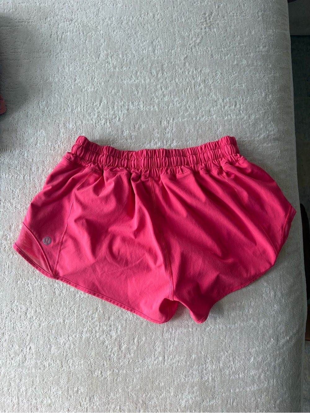 lululemon athletica Hot Pink Athletic Shorts with Elastic Waist